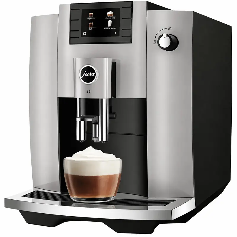 Cafetera Jura E6 Platinum - Superautomática Premium - Hasta 100 Tazas al Día