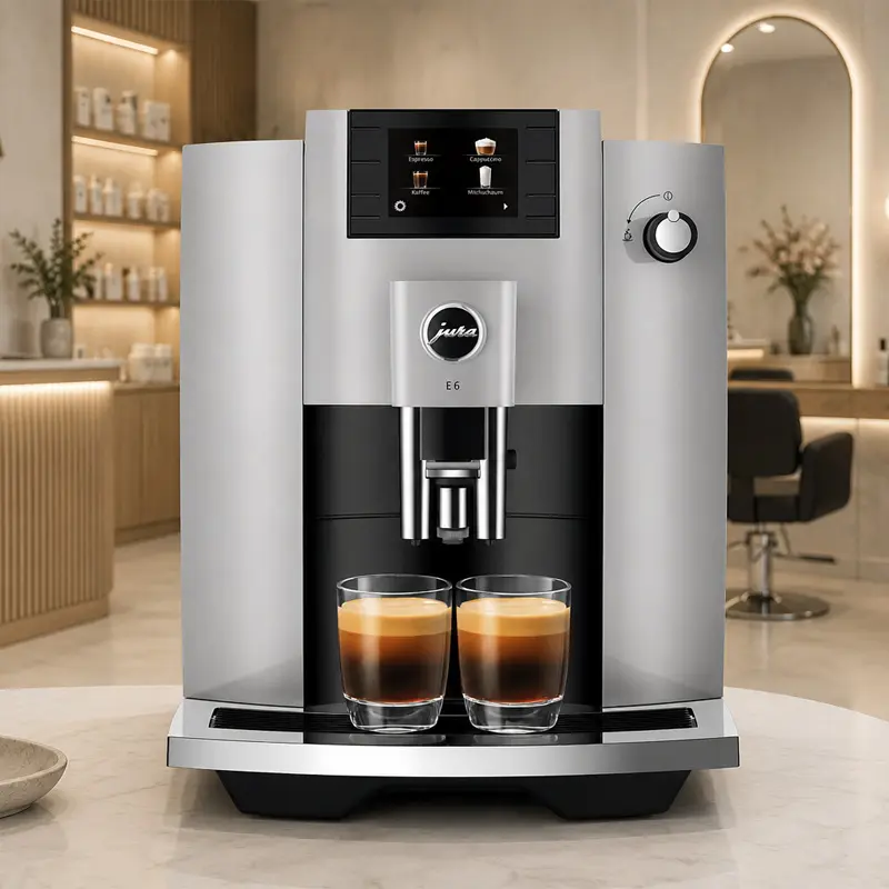 Cafetera Jura E6 Platinum - Superautomática Premium - Hasta 100 Tazas al Día
