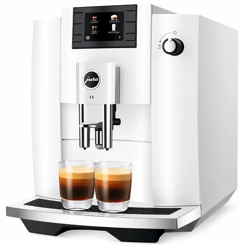 Cafetera Jura E6 White - Superautomática Premium - Hasta 100 Tazas al Día