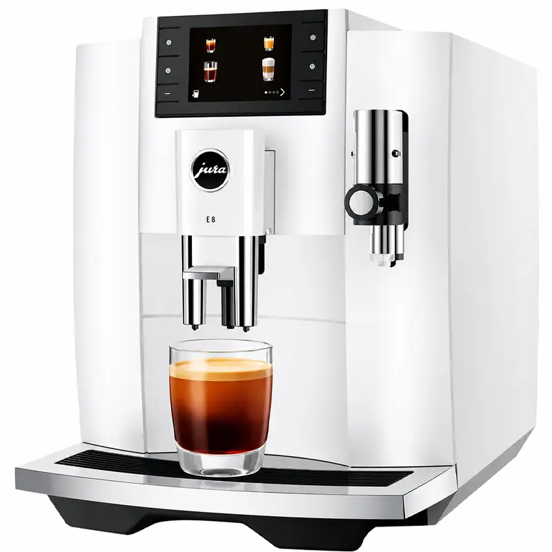 Cafetera Jura E8 Blanca - Cafetera Superautomática