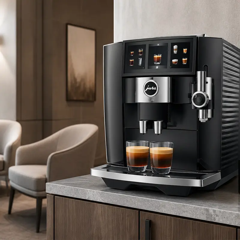 Cafetera Jura J8 TWIN DIAMON BLACK - Cafetera Superautomática