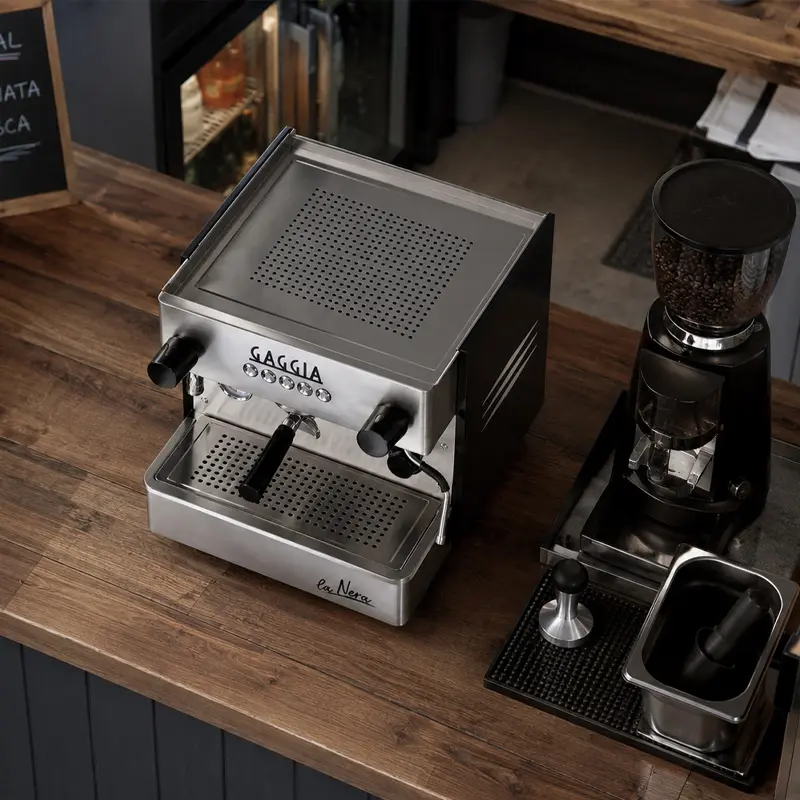 Cafetera Industrial La Nera 1 Grupo 110 Volts - 120 Tazas por Hora - Cafetera Italiana
