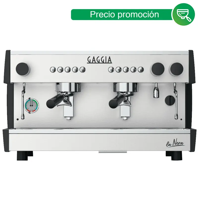 Cafetera Industrial 2 Grupos La Nera Electronica - 240 Tazas por Hora - Cafetera Italiana