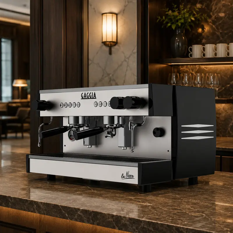 Cafetera Industrial 2 Grupos La Nera Electronica - 240 Tazas por Hora - Cafetera Italiana