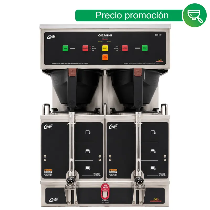 Cafetera Curtis Para Café Tipo Americano Servicio a Satélite, DUAL.