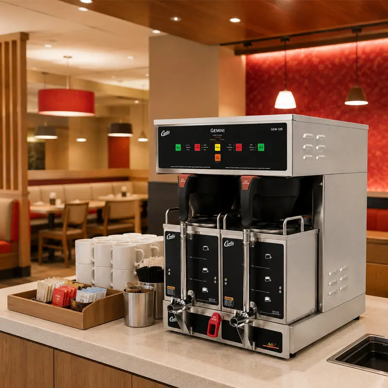 Cafetera Curtis Para Café Tipo Americano Servicio a Satélite, DUAL.