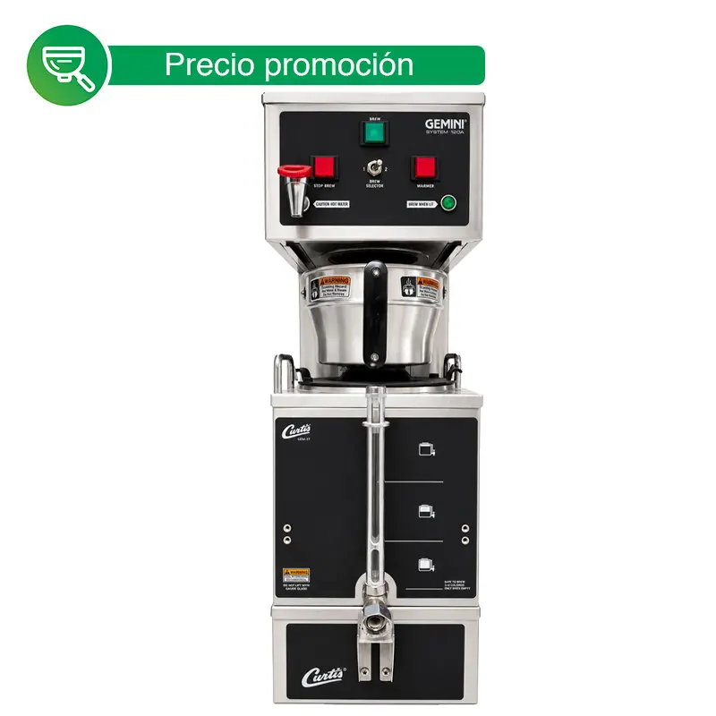 Cafetera Curtis Para Café Tipo Americano Servicio a Satélite, SINGLE.