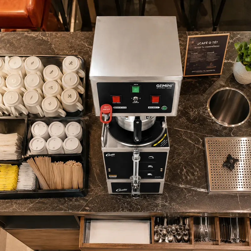 Cafetera Curtis Para Café Tipo Americano Servicio a Satélite, SINGLE.