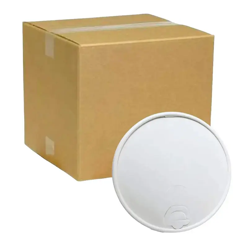 Tapa Plana Para Vaso de Papel Biodegradable Para Bebidas FRIAS 16oz, Caja 1,000pz