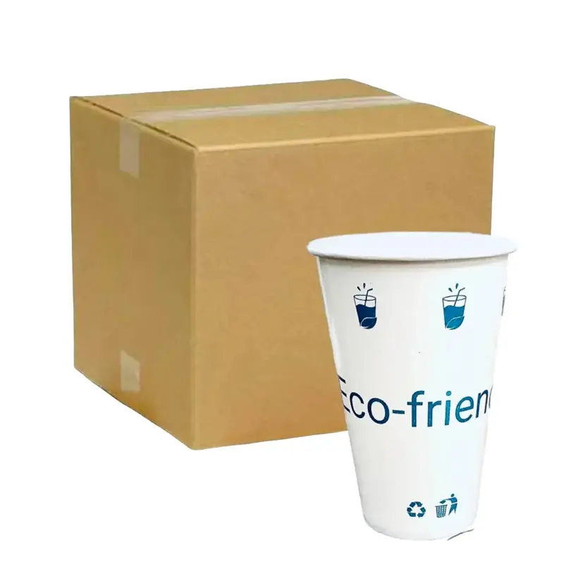 Vaso de Papel Biodegradable Para Bebidas FRIAS 16oz, Caja 1,000pz