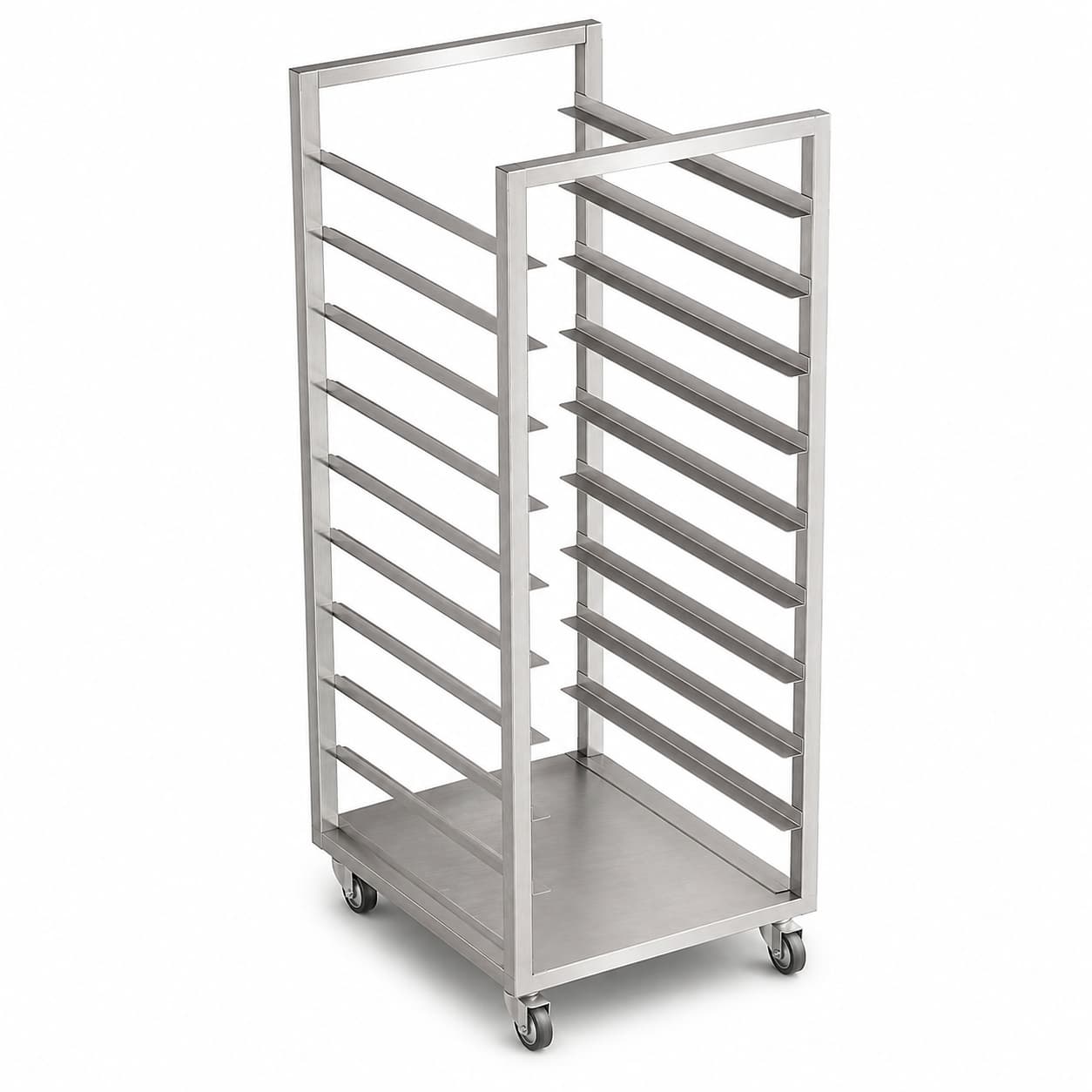 Carro Rack Panadero para 18 Charolas | Acero Inoxidable 304