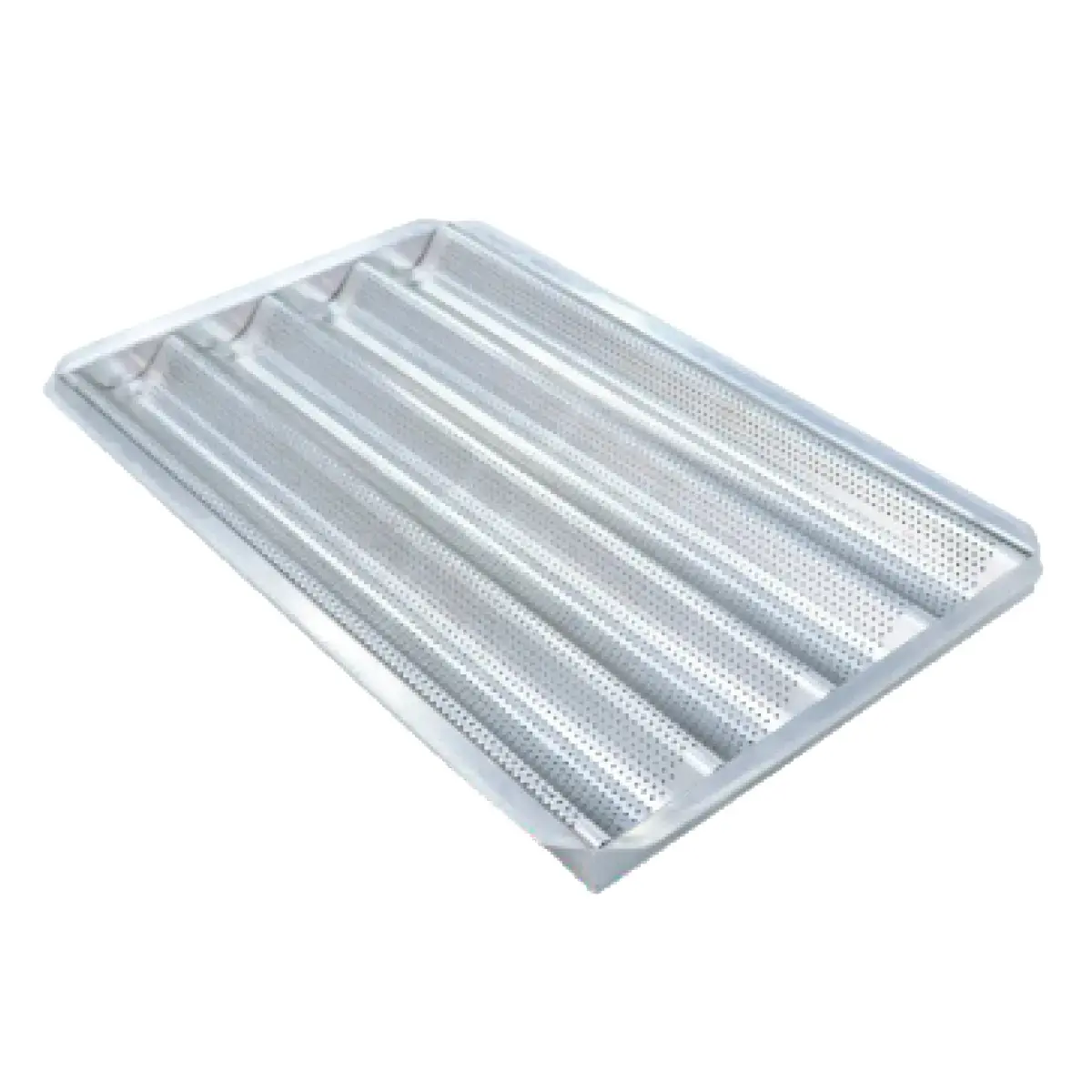 CHAROLA ONDULADA EN ALUMINIO  PARA PAN