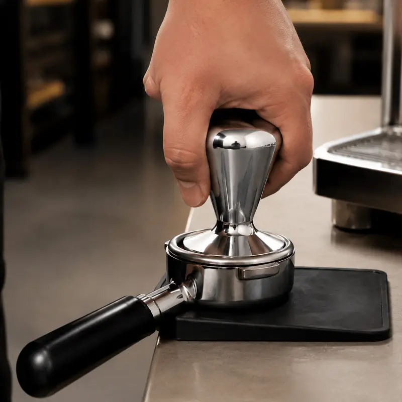 Coffee Tamper Profesional en Acero Inoxidable