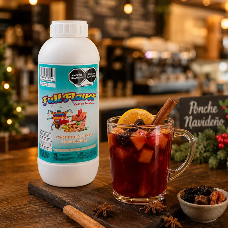 Concentrado de Fruta Natural Sabor Ponche Navideño | Full Flavor