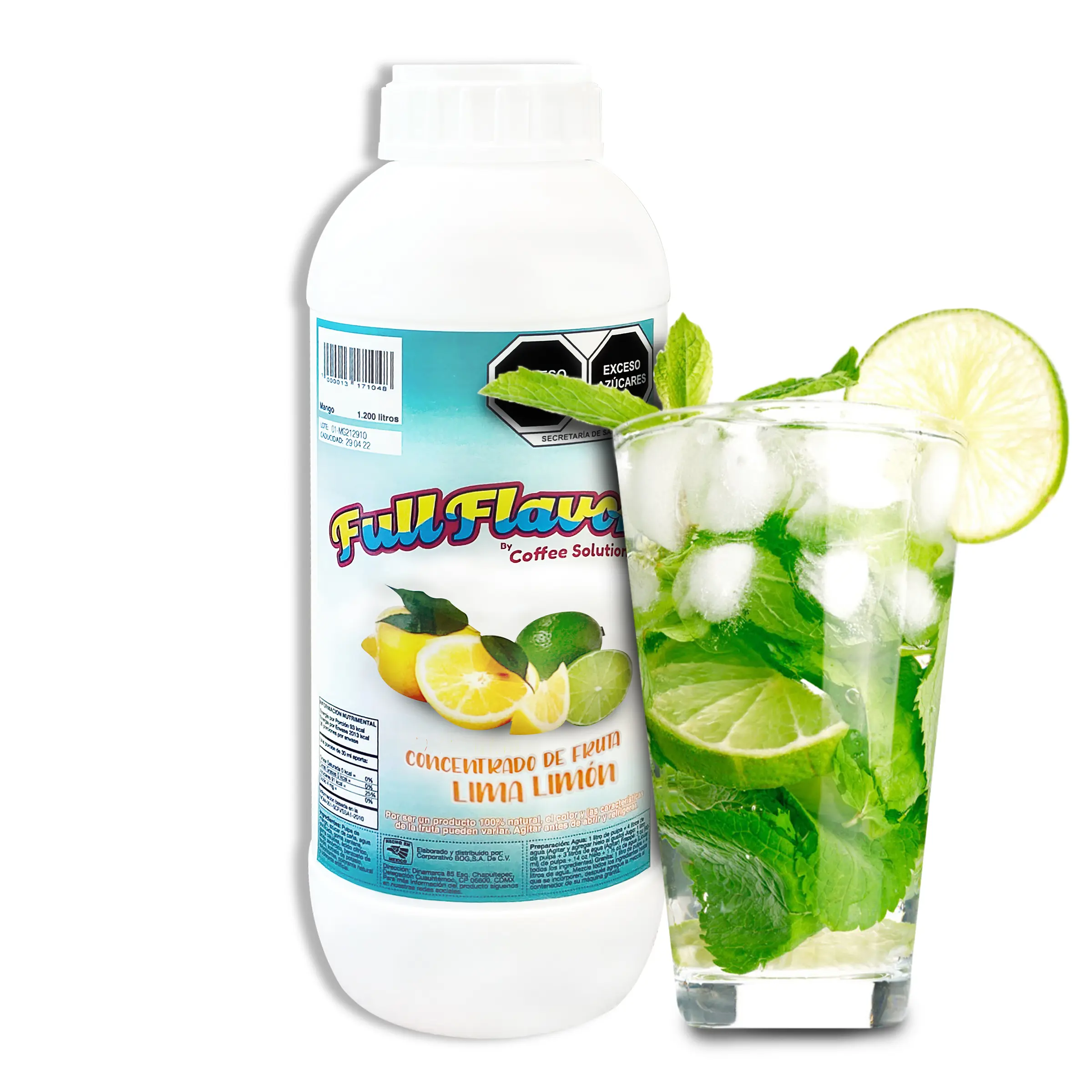 Concentrado de Fruta Natural Sabor Lima Limón | Full Flavor