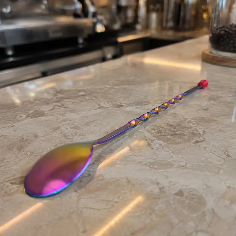 Cuchara para Coctelería Tornasol 29.6 cm | Bar Spoon Profesional