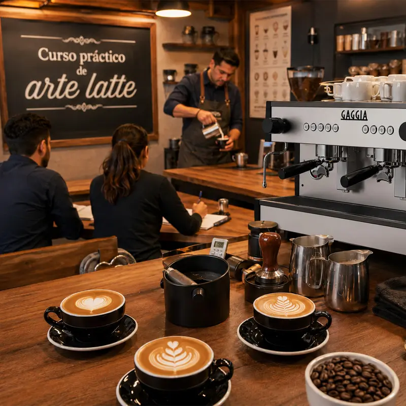 Curso Práctico de Arte Latte | Coffee Solutions