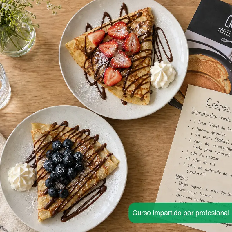 Curso Profesional para Elaboración de Crepas | Coffee Solutions