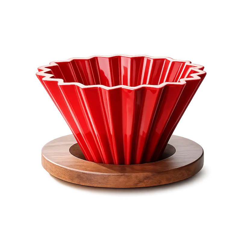 Dripper de Cerámica V60 Rojo | Coffee Dripper Pour Over