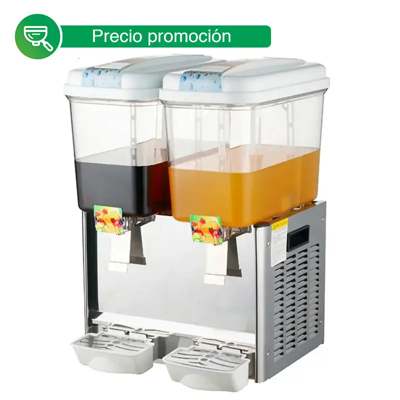 Dispensador de Bebidas 2 Tazones, 18 Litros por tanque