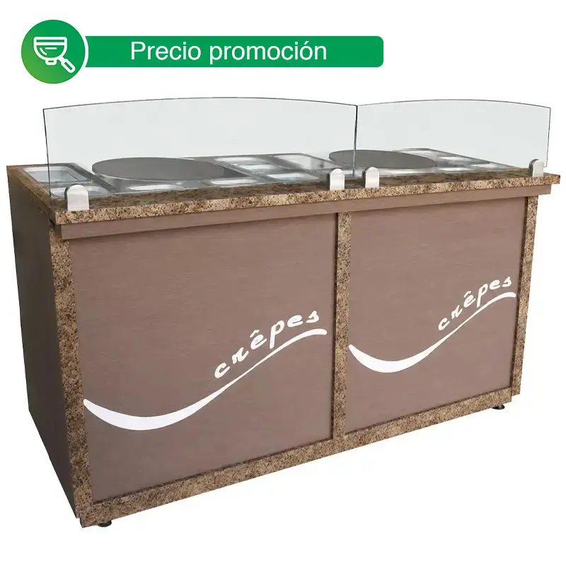 Estacion de Crepas Doble 110V Linea SHELLY