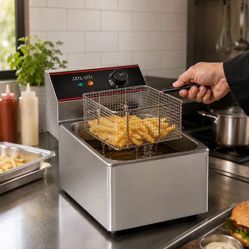 Freidor Electrico de Mesa 12 Kilos por Hora.