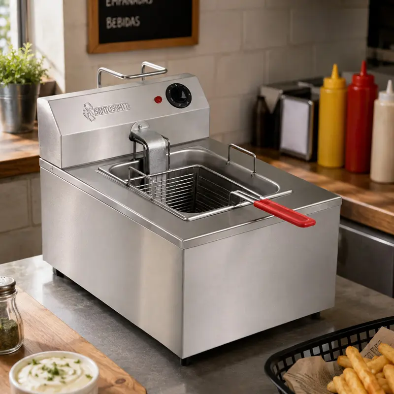 Freidor Eléctrico de Mesa San-Son ZMINIFRY | Freidora Industrial Compacta