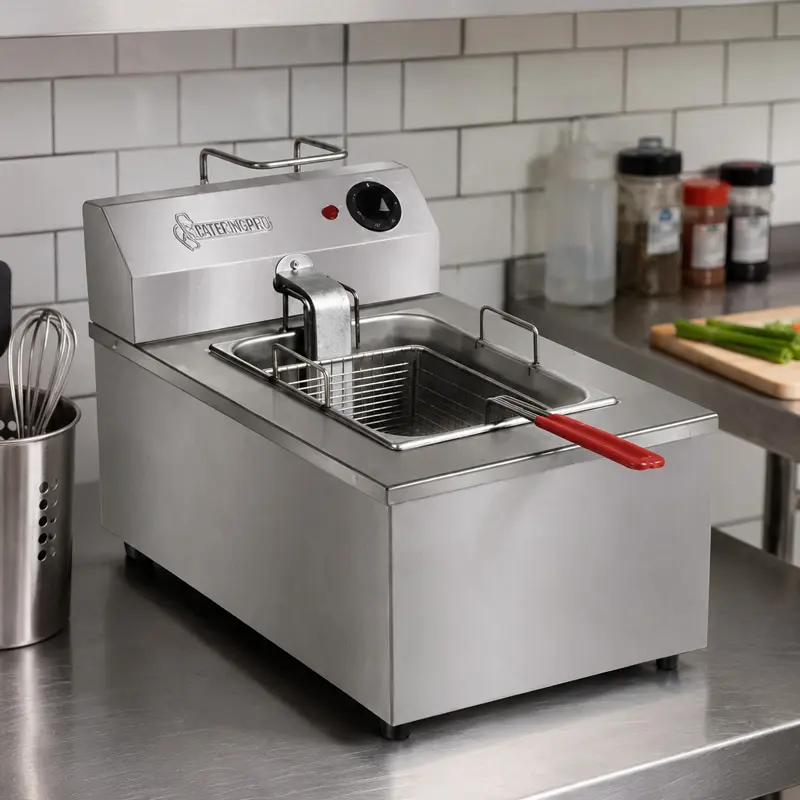 Freidor Eléctrico de Mesa San-Son ZMINIFRY | Freidora Industrial Compacta