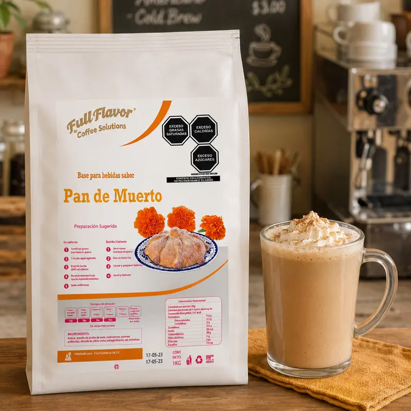 Polvo Pan de Muerto 1 kg | Base para Frappé y Bebidas