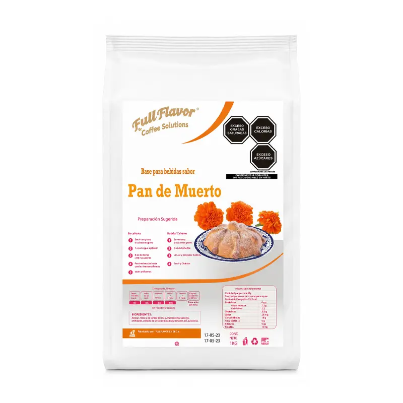 Polvo Pan de Muerto 1 kg | Base para Frappé y Bebidas