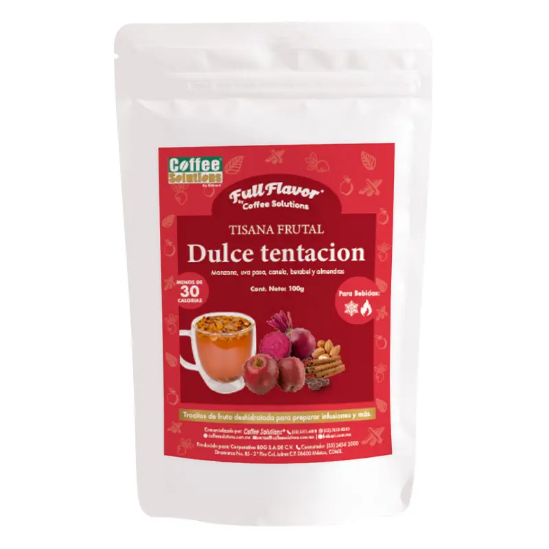 Tisana Frutal Full Flavor Sabor Dulce Tentacion – Bolsa de 100g