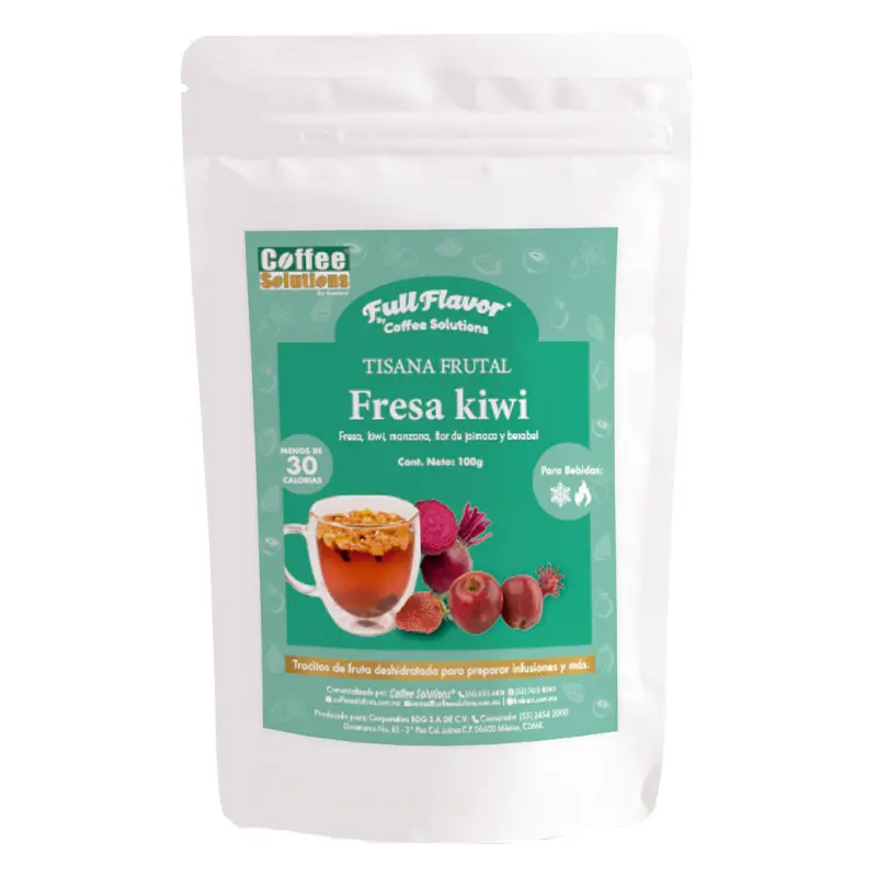 Tisana Frutal Full Flavor Sabor Fresa Kiwi – Bolsa de 100 g