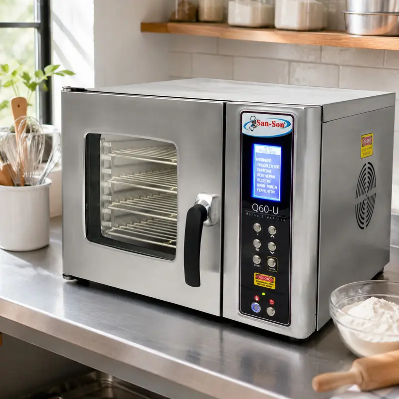 Horno Profesional Combi Eléctrico San-Son Q60-U | Horno Industrial Compacto