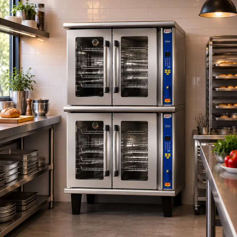 Horno de Convección a Gas Computarizado Duplex San-Son HCU Duplex