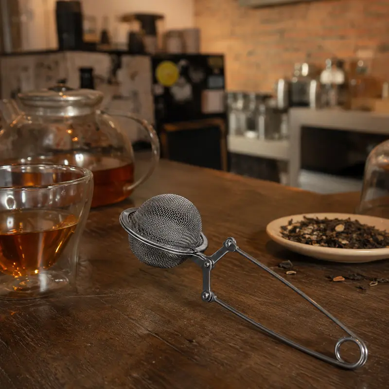 Infusor de Pinza Acero Inoxidable