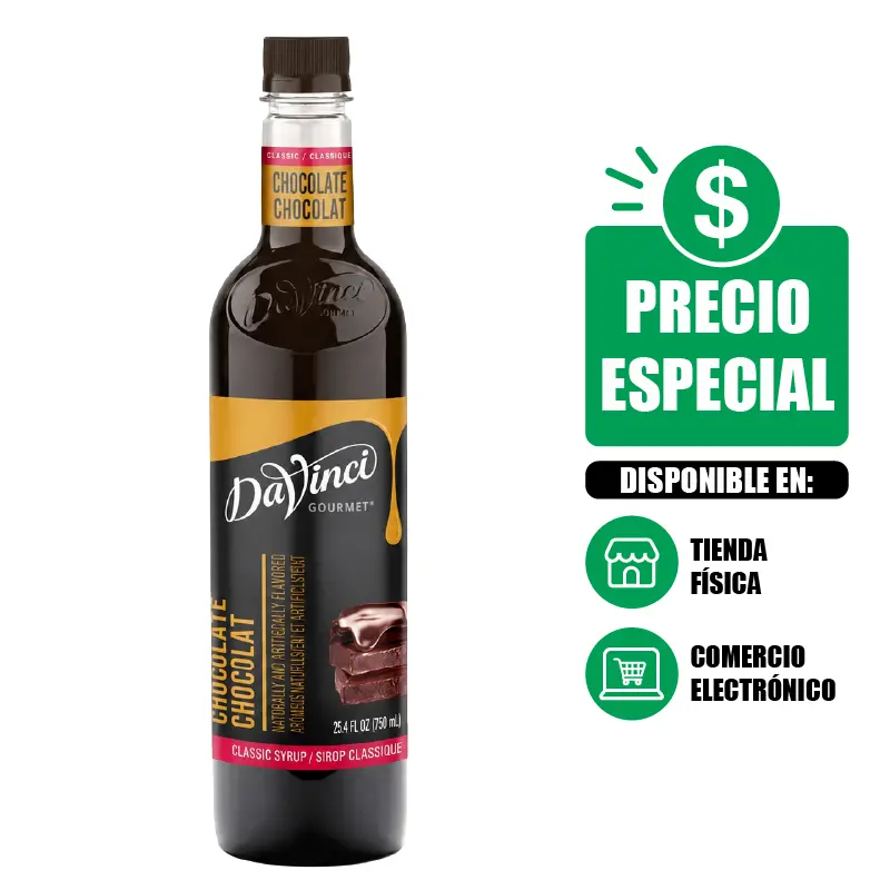 Jarabe Chocolate DaVinci Gourmet 750 ml