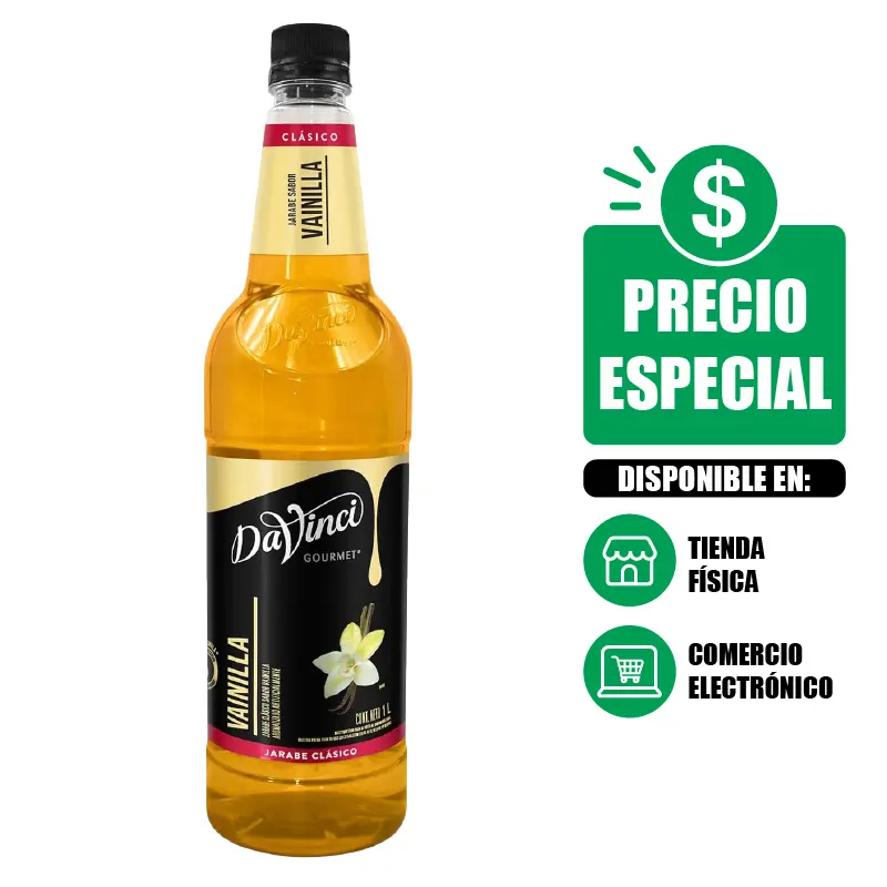 Jarabe Vainilla DaVinci Gourmet 1 Litro