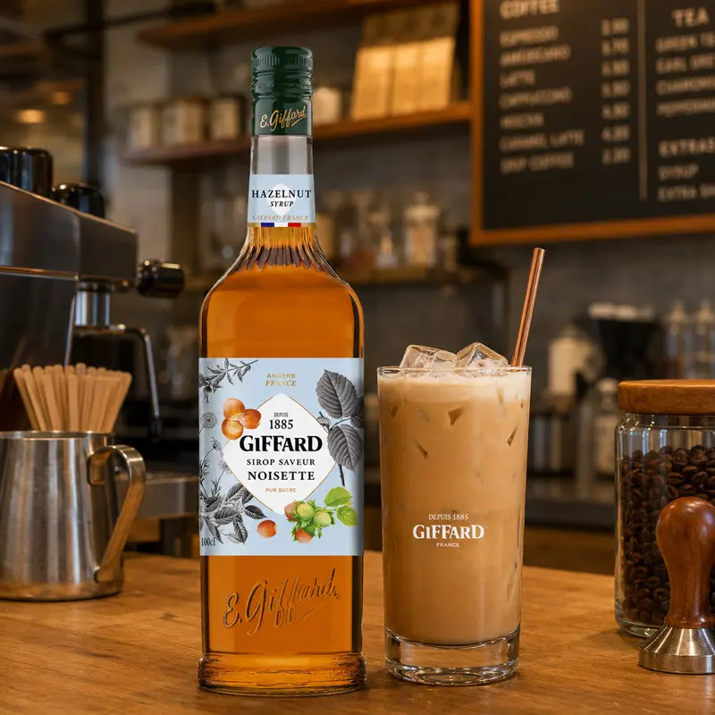 Jarabe Sabor Avellana 1 Litro. Jarabes GIFFARD