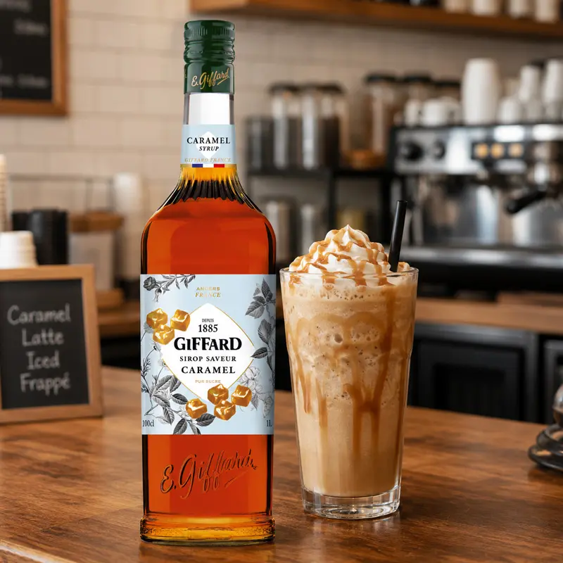 Jarabe Sabor Caramelo 1 Litro. Jarabes GIFFARD