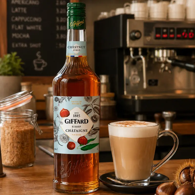 Jarabe Sabor Castañas 1Lts. Jarabes GIFFARD