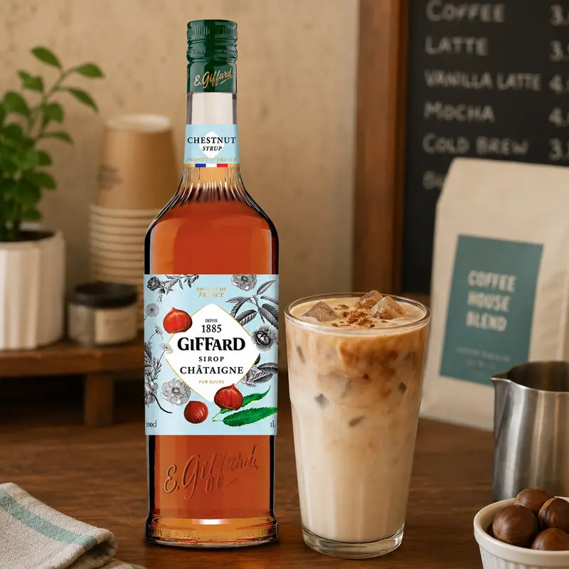 Jarabe Sabor Castañas 1Lts. Jarabes GIFFARD