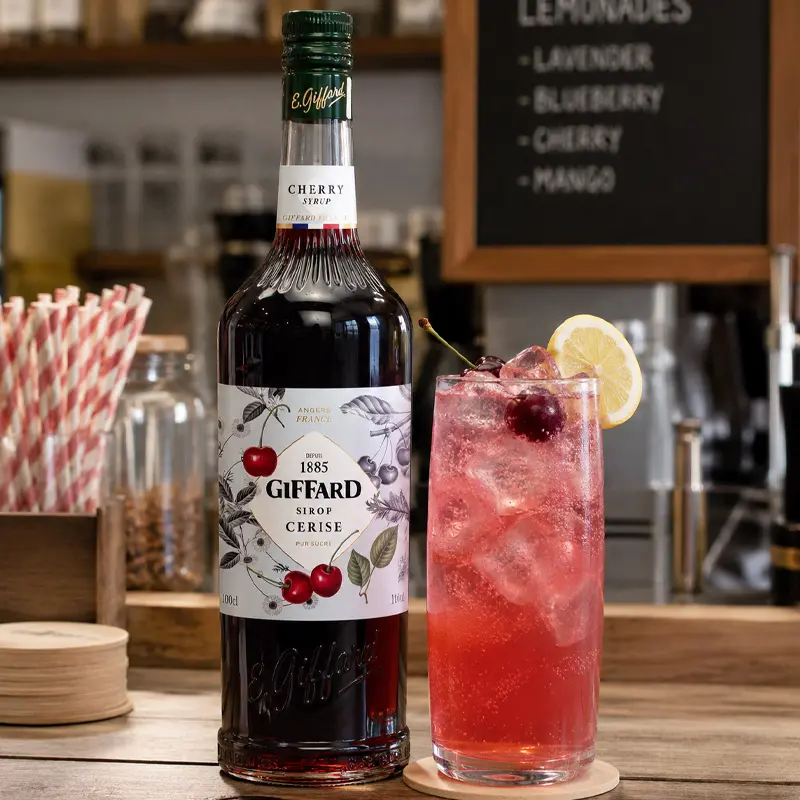 Jarabe Sabor Cereza 1Lts. Jarabes GIFFARD