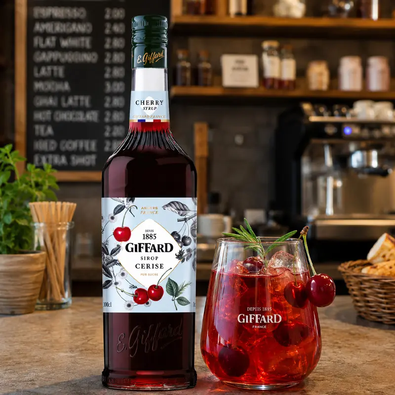 Jarabe Sabor Cereza 1Lts. Jarabes GIFFARD