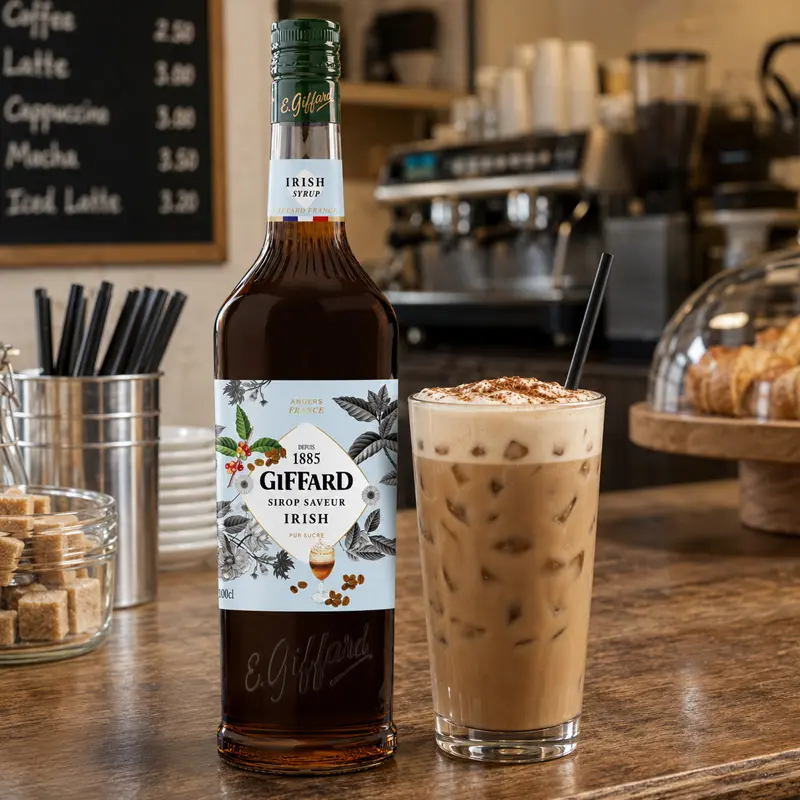 Jarabe Sabor Crema Irlandesa 1 Litro. Jarabes GIFFARD