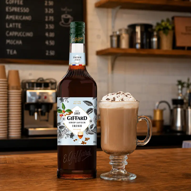 Jarabe Sabor Crema Irlandesa 1 Litro. Jarabes GIFFARD