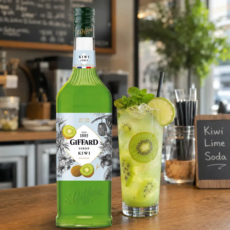 Jarabe Sabor Kiwi 1Lts. Jarabes GIFFARD
