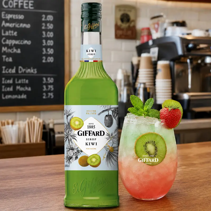 Jarabe Sabor Kiwi 1Lts. Jarabes GIFFARD