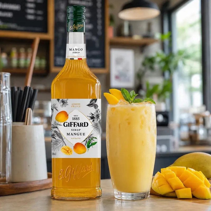 Jarabe Sabor Mango 1 Litro. Jarabes GIFFARD