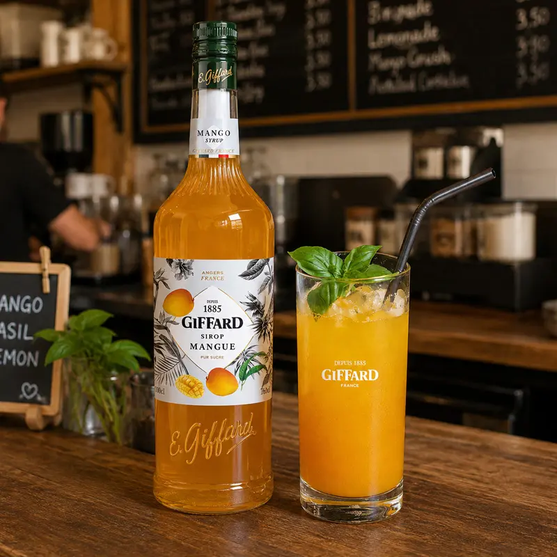 Jarabe Sabor Mango 1 Litro. Jarabes GIFFARD