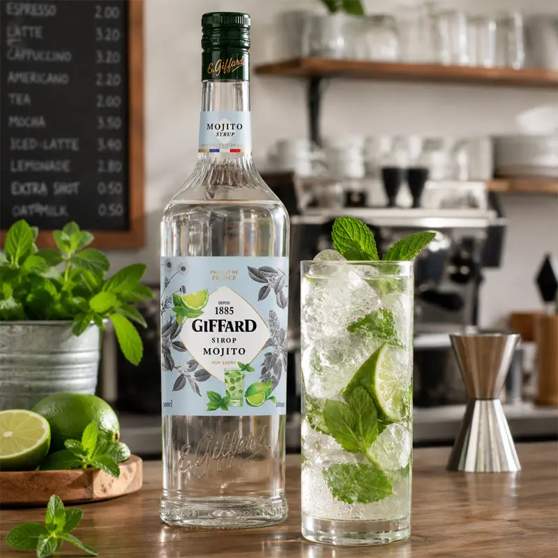 Jarabe Sabor Mojito 1Lts. Jarabes GIFFARD